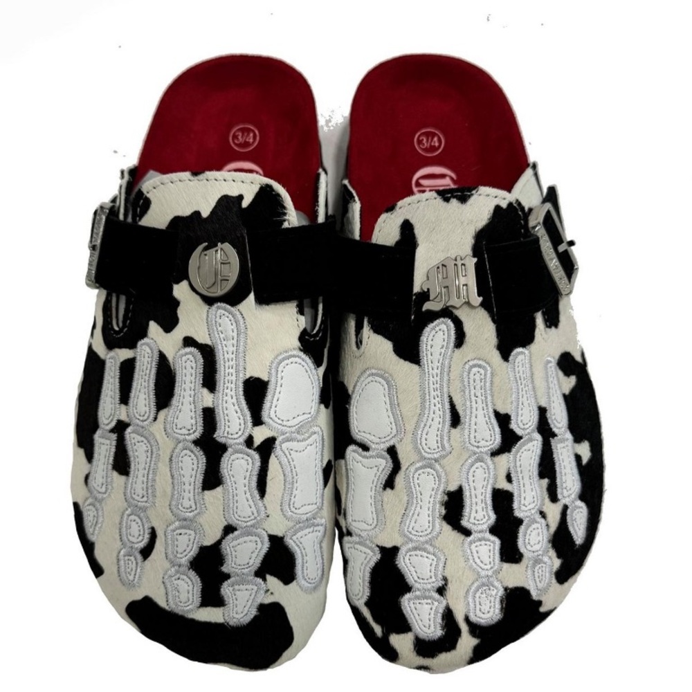 🖤🤍 OCTAVIOUS MARKS CLOGS COOKIE & CREAM 🖤🤍